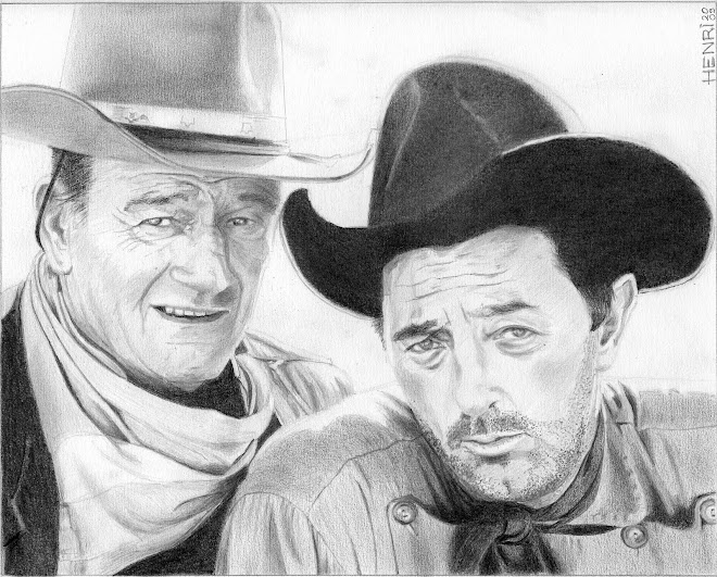 John Wayne & Robert Mitchum