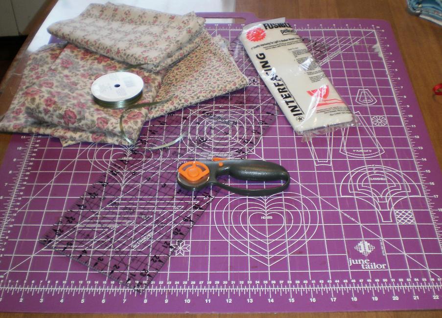 The Left Side of Crochet Hook Roll Picture Tutorial