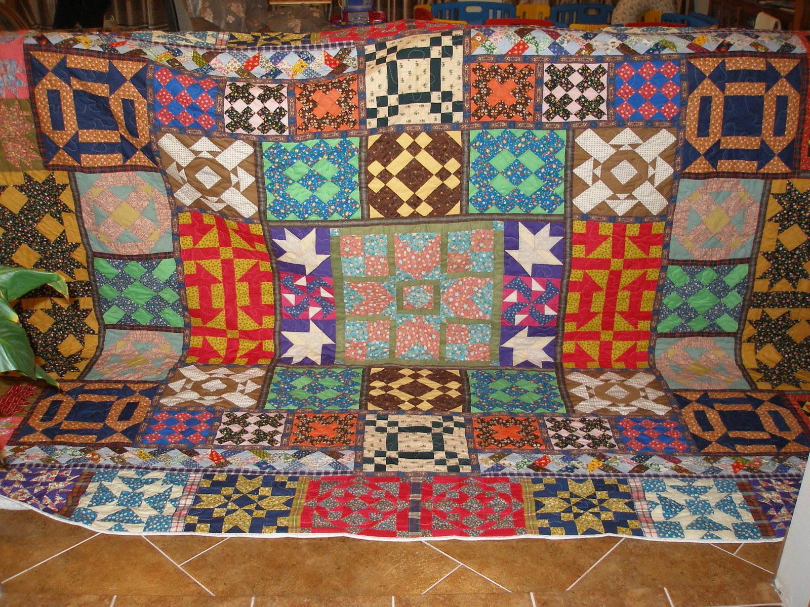 Beebee's Quilts and More thrift store treasures (quilt tops)