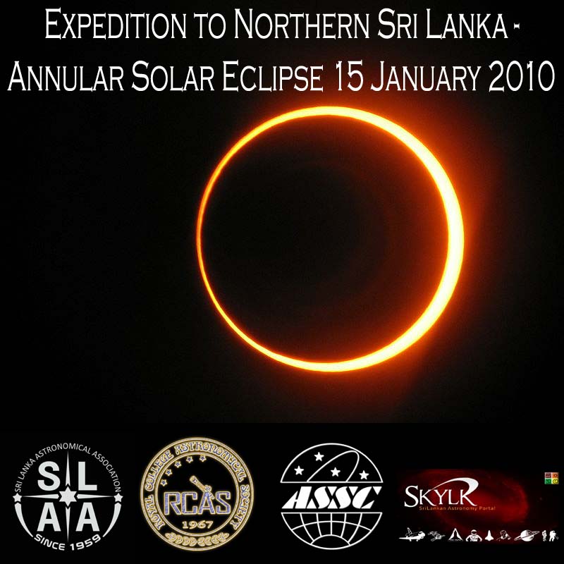 Annular, Solar, Eclipse, Expedition 2010, 15, January