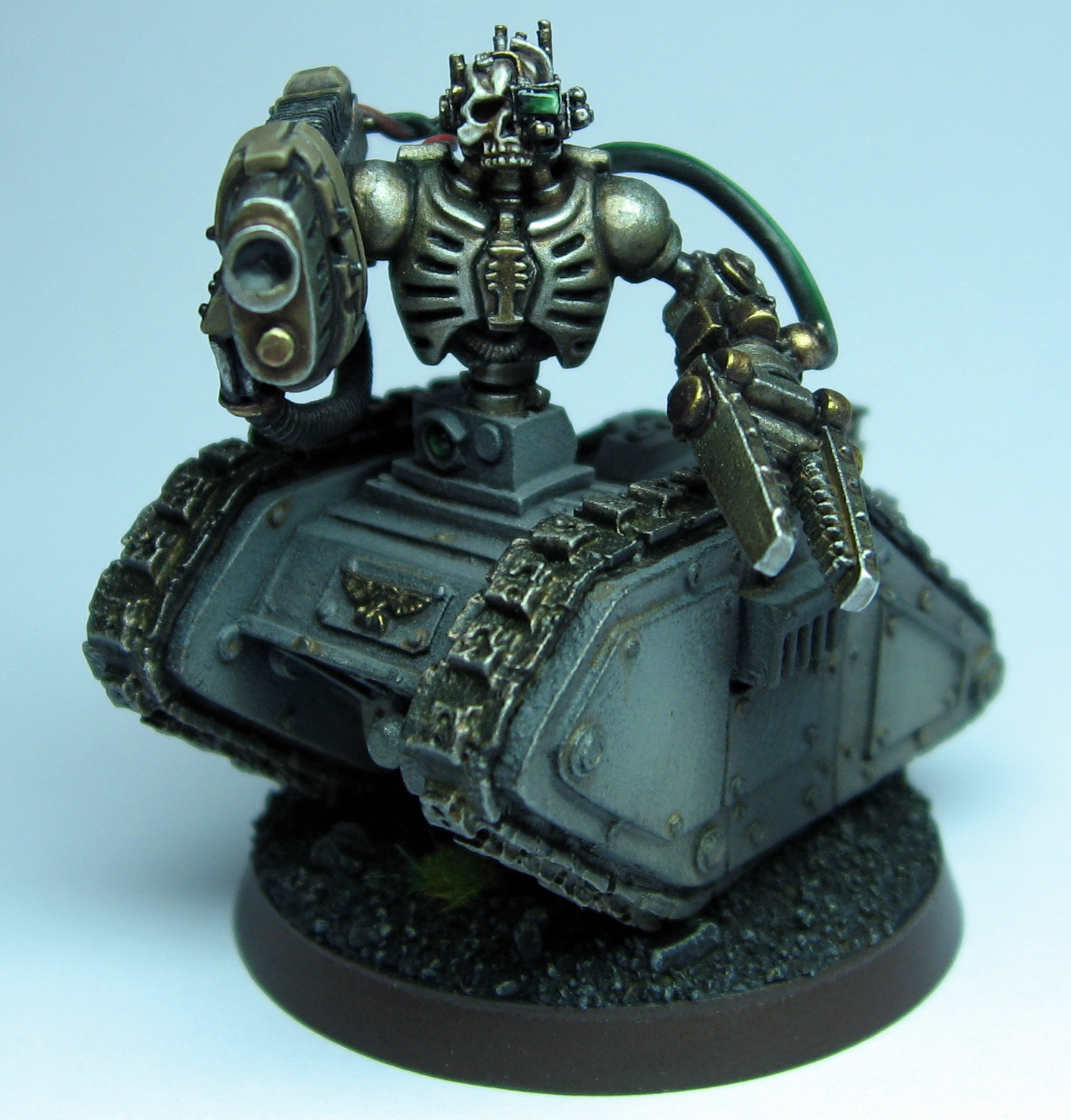 Burned Brush: Gun servitor - mega tutorial with airbrushing and ...