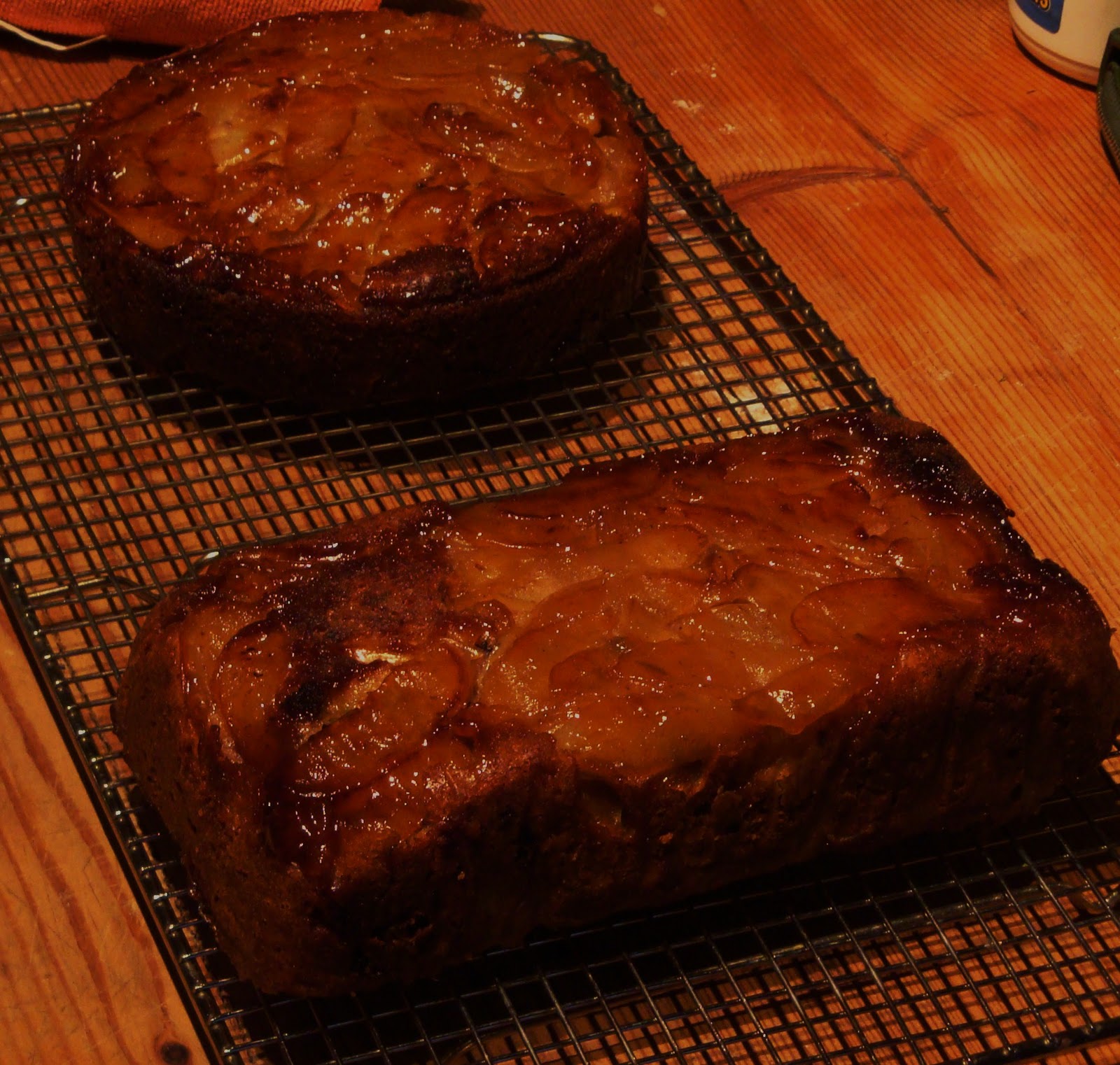 The Daily Dine More upside down fruit, nut and seed cake.