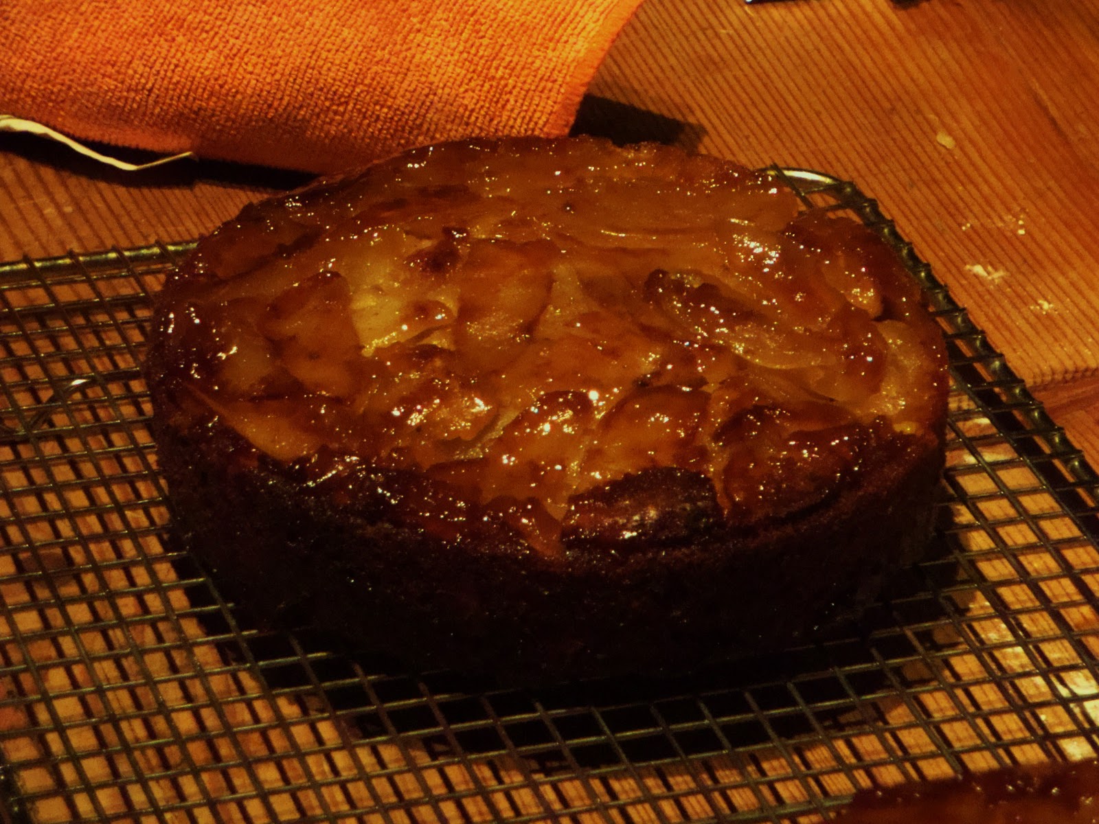 The Daily Dine More upside down fruit, nut and seed cake.