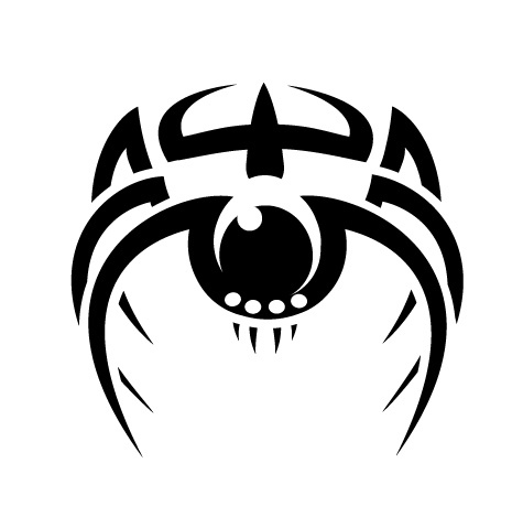 Spider tribal tattoo Design 5