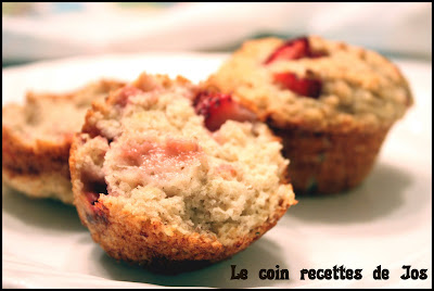 Muffins aux fraises et aux bananes recettes dessert Fraises des bois dans tous ses états