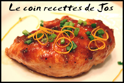 POULET AU GINGEMBRE, CITRON ET AU SIROP D’ÉRABLE recettes plats Poulet au gingembre