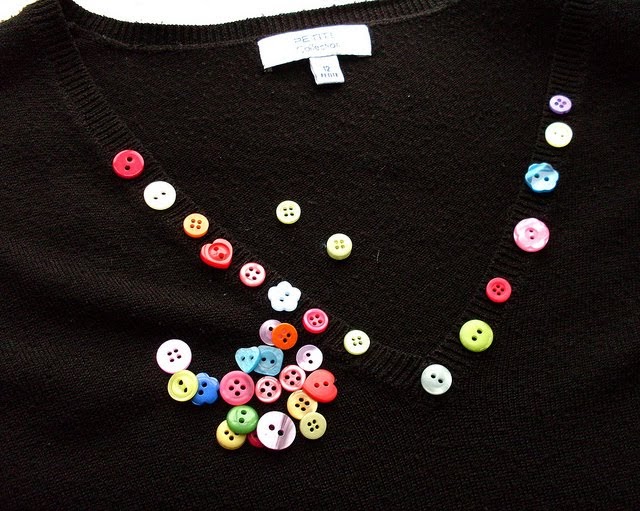 Bugs and Fishes by Lupin How to Button Sweater