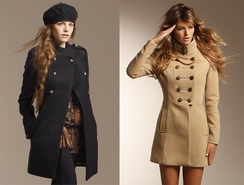 Abrigos tipo militar para mujer Clearance