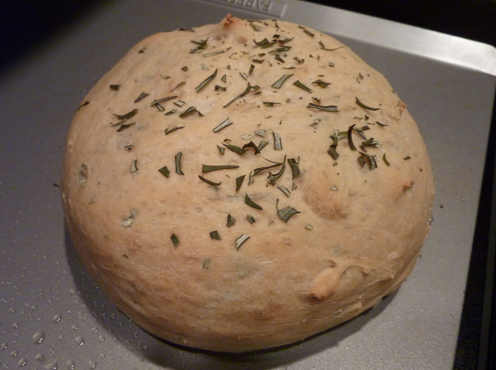 All Natural, Whole Grain Living Whole Wheat Rosemary Bread