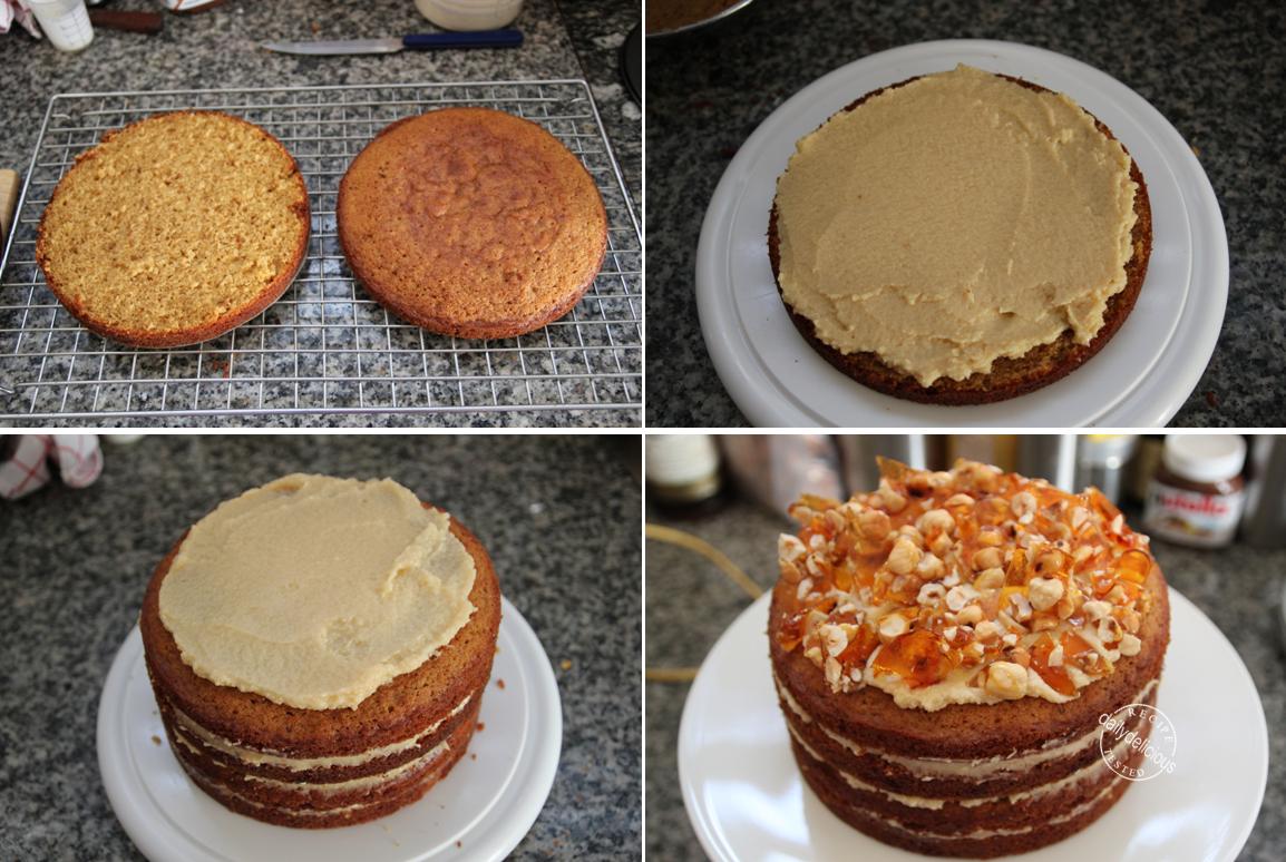 dailydelicious Caramel Buttercream and Maple syrup layers Cake The