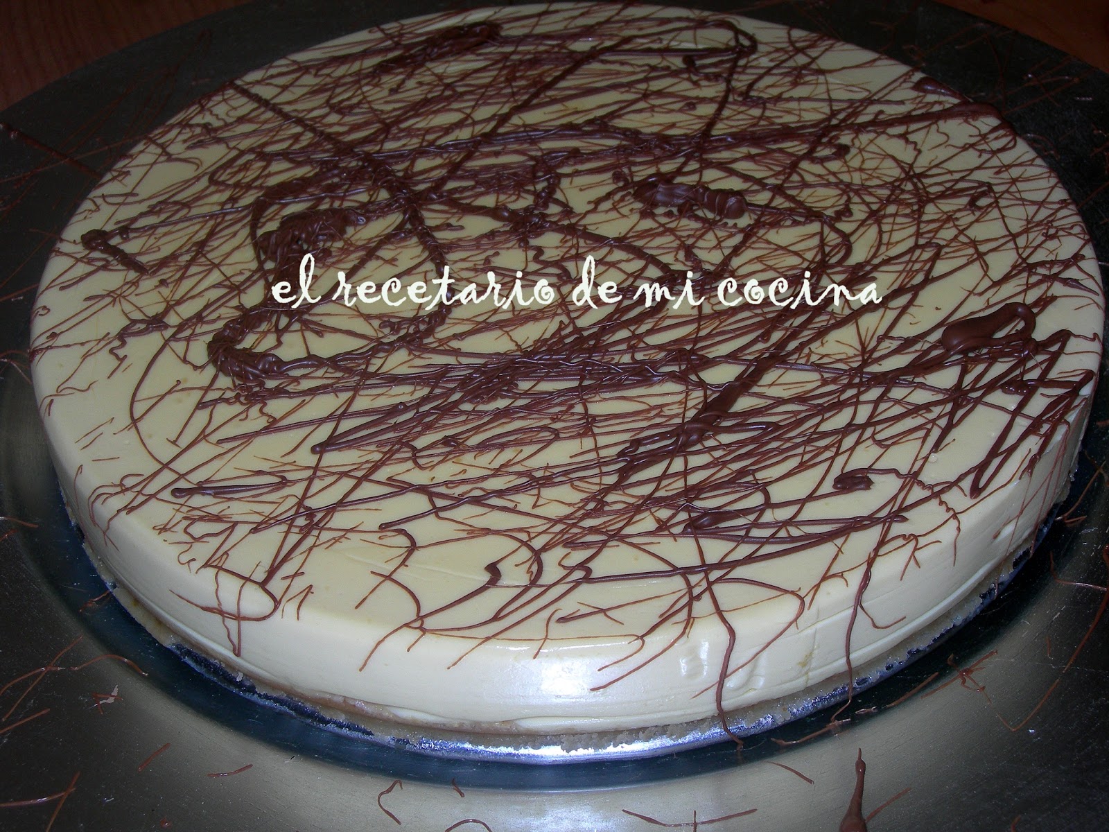 el recetario de mi cocina Tarta de chocolate blanco y queso