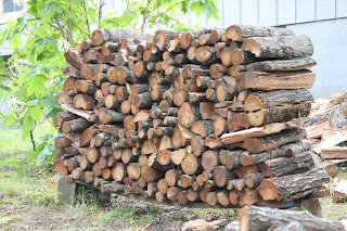 Feeling fuelish? stacked wood