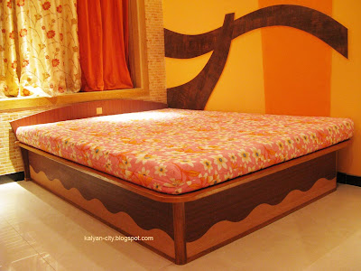 bed in bedroom