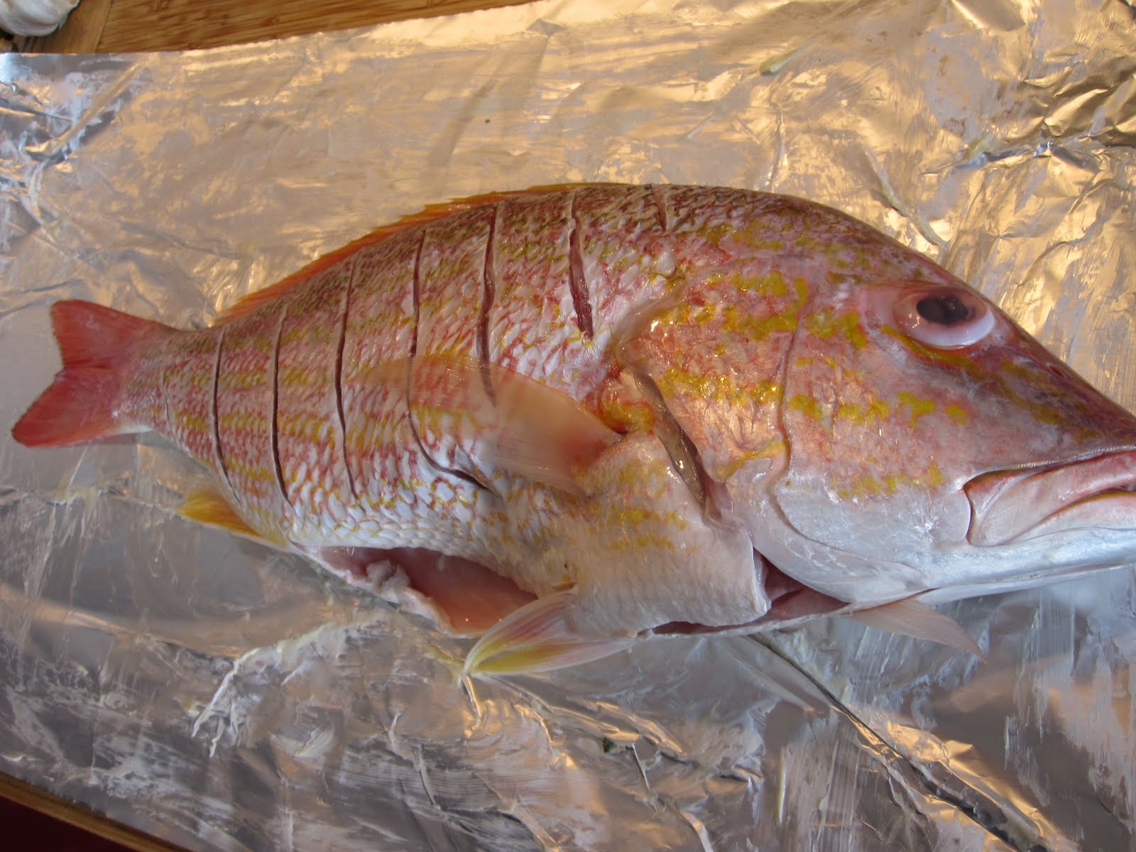 Food Devil Red Snapper on the BBQ
