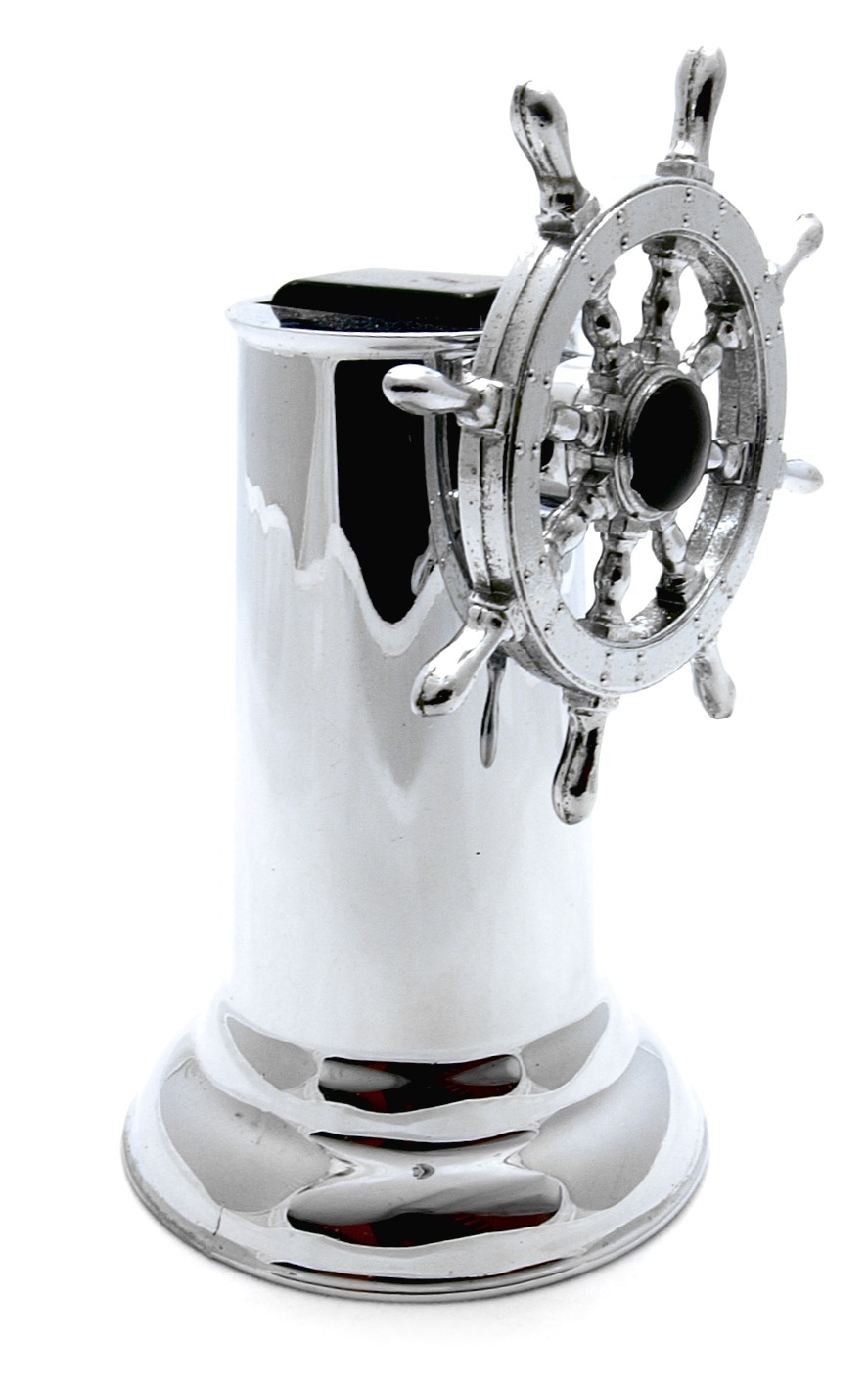 Table lighters collectors' guide Hamilton Ship Wheel Table Lighter, 1940