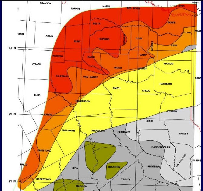 Haynesville Shale Natural Gas Blog - Shale Map 
