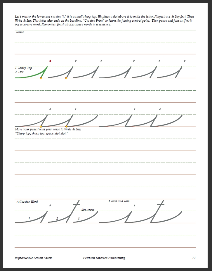 We Love To Homeschool Peterson Directed Handwriting A Review