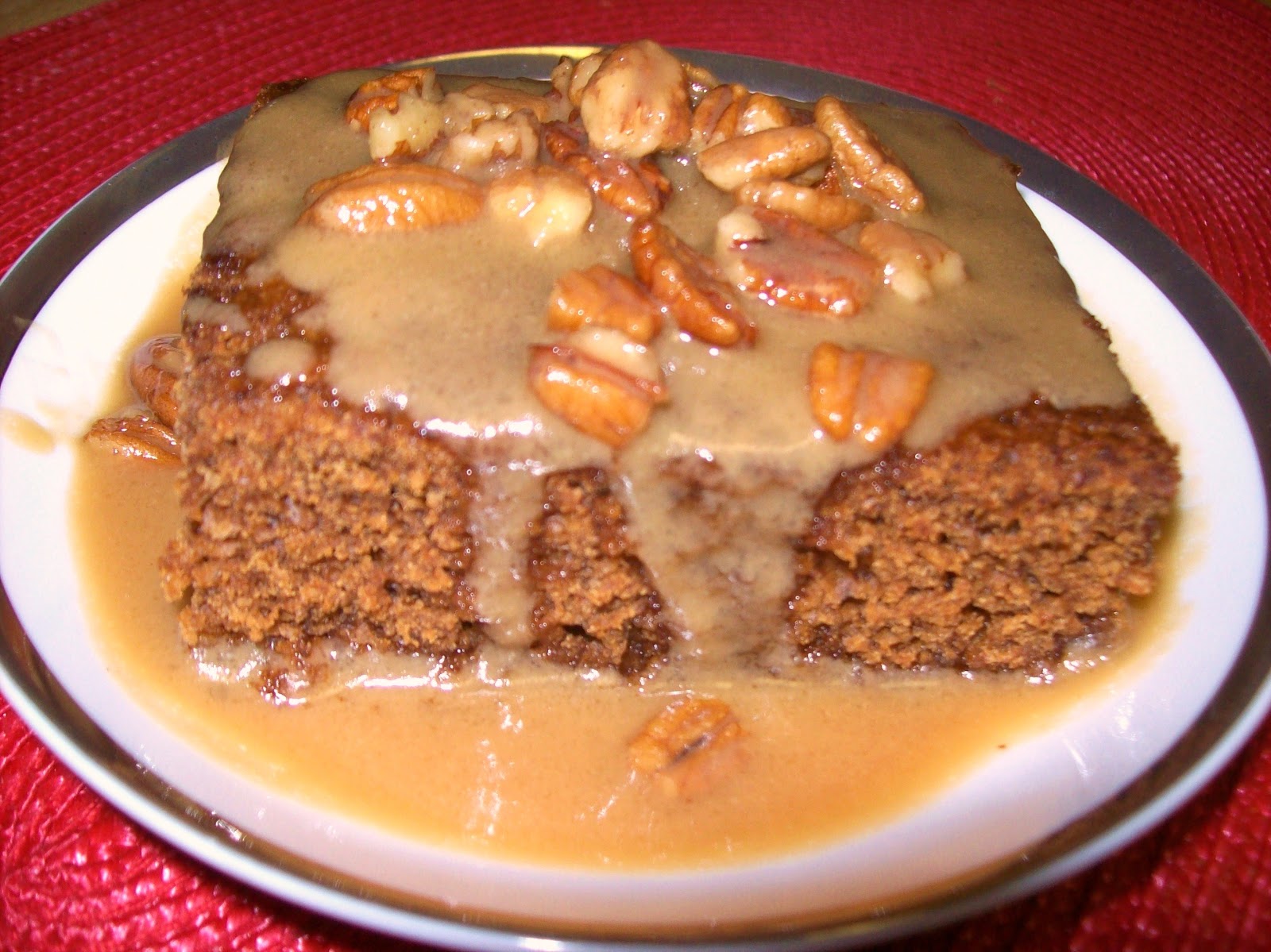 Cajun Delights Pumpkin Gingerbread w/ Caramel Rum Sauce + More Bayou
