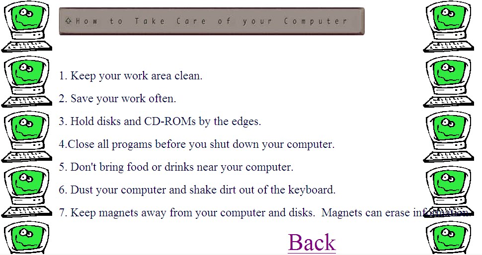 Senior I - VDS - 2013: How to take care of your computer
