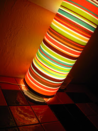 Colourful Lamp in a Mexican Restaurant