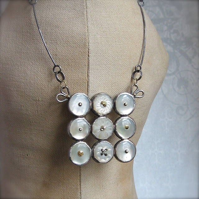 Revisionary Life: Seven Things To Do With Vintage Pearl Buttons