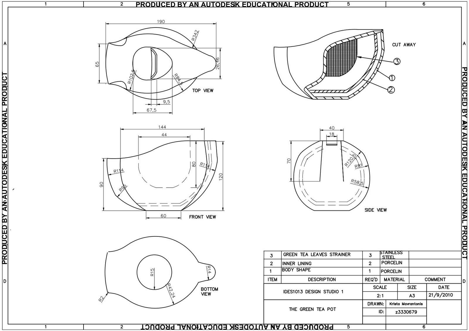Krista's Blog Technical Drawing.