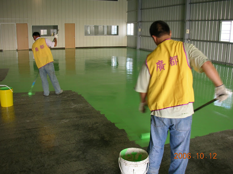 EPOXY環氧樹脂地板防塵地板淡綠色#01服務電話0932-518699