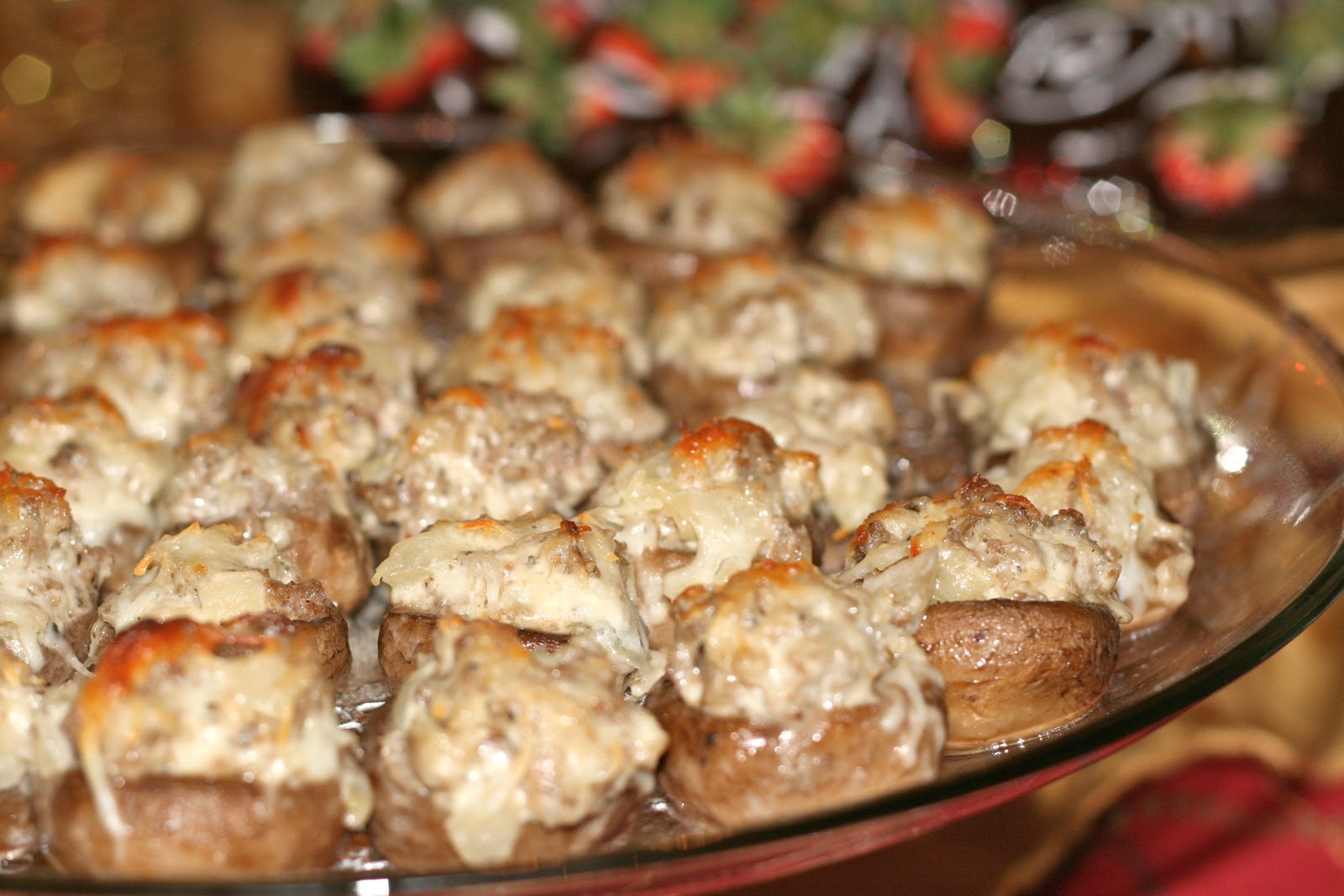 Bake a holic Sausage Stuffed Mushrooms