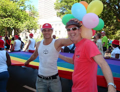 Dave and Llewellyn in Cape Town's Pride 2010