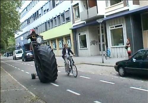 a big bicycle
