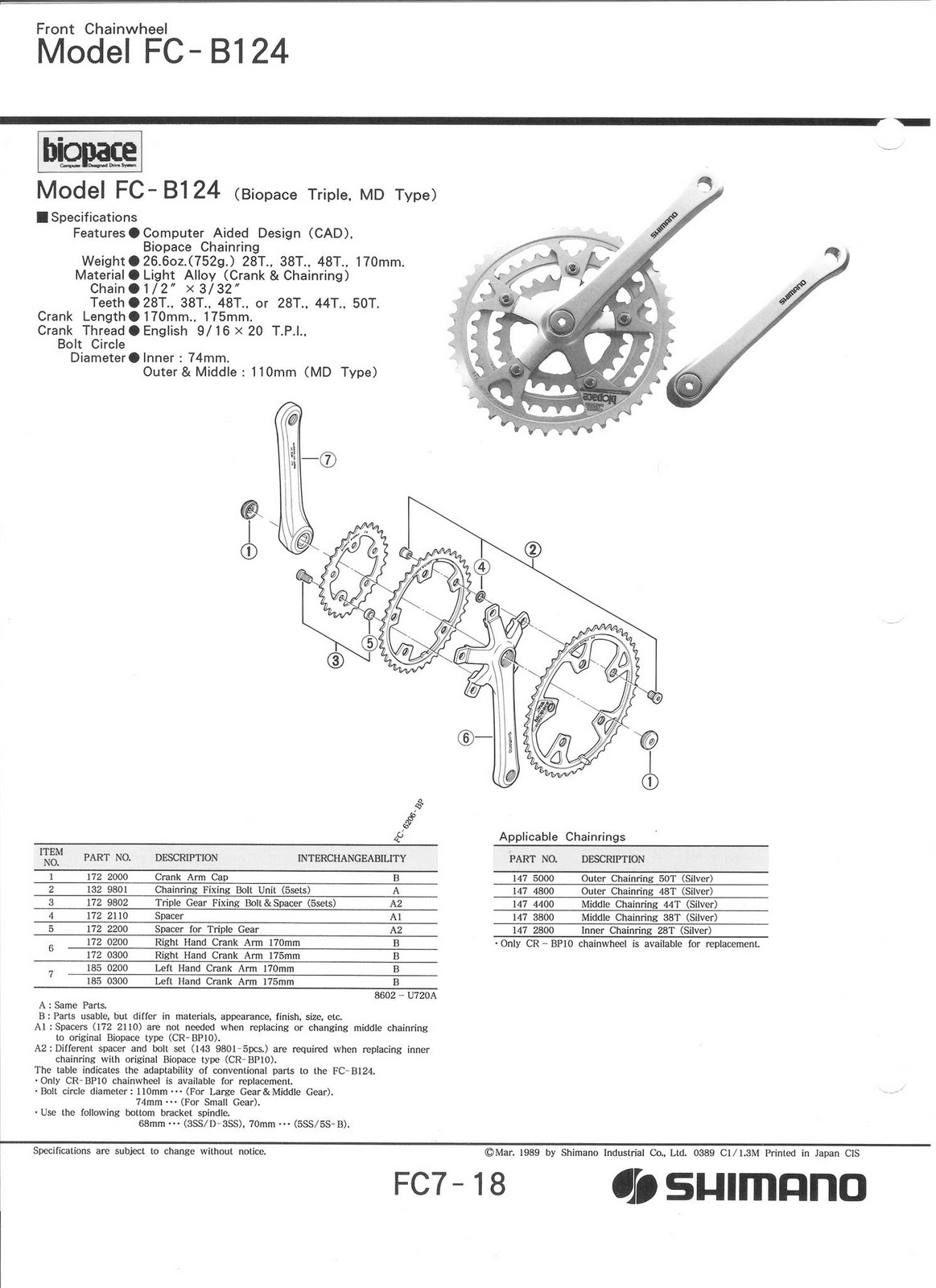 80's Vintage Parts and Restorations Exploded Shimano parts diagrams