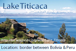 Lake Titicaca is the highest commercially-navigable lakes in the world.