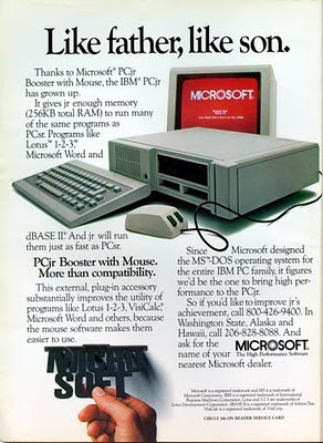 IBM PCjr y MicroSoft
