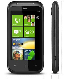 HTC Mozart - HTC 7 Mozart Windows Phone in India