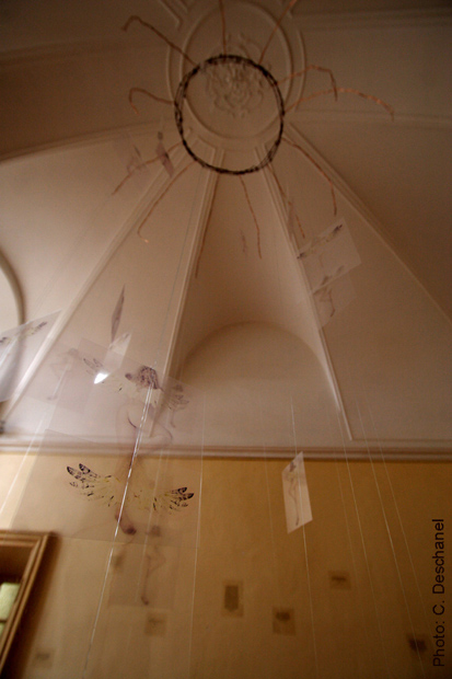 Des larmes  Des saints  Des anges - ( Installation - Abbaye de Corbigny - 2007)