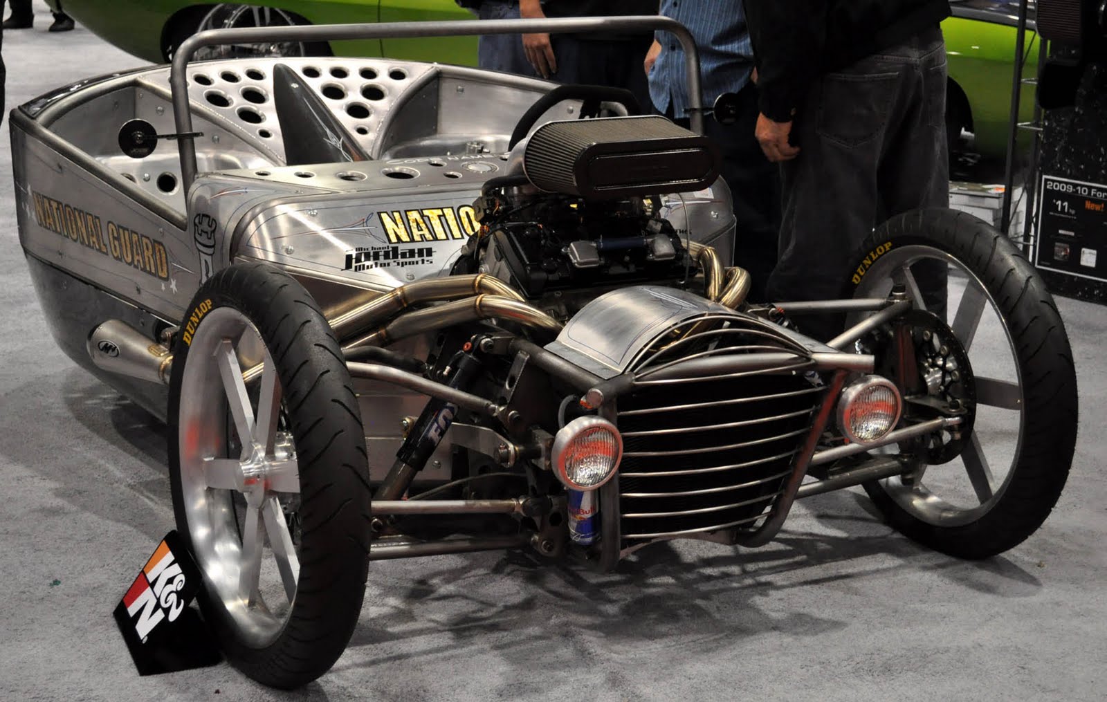 Three wheeled motorcycle with ford engine