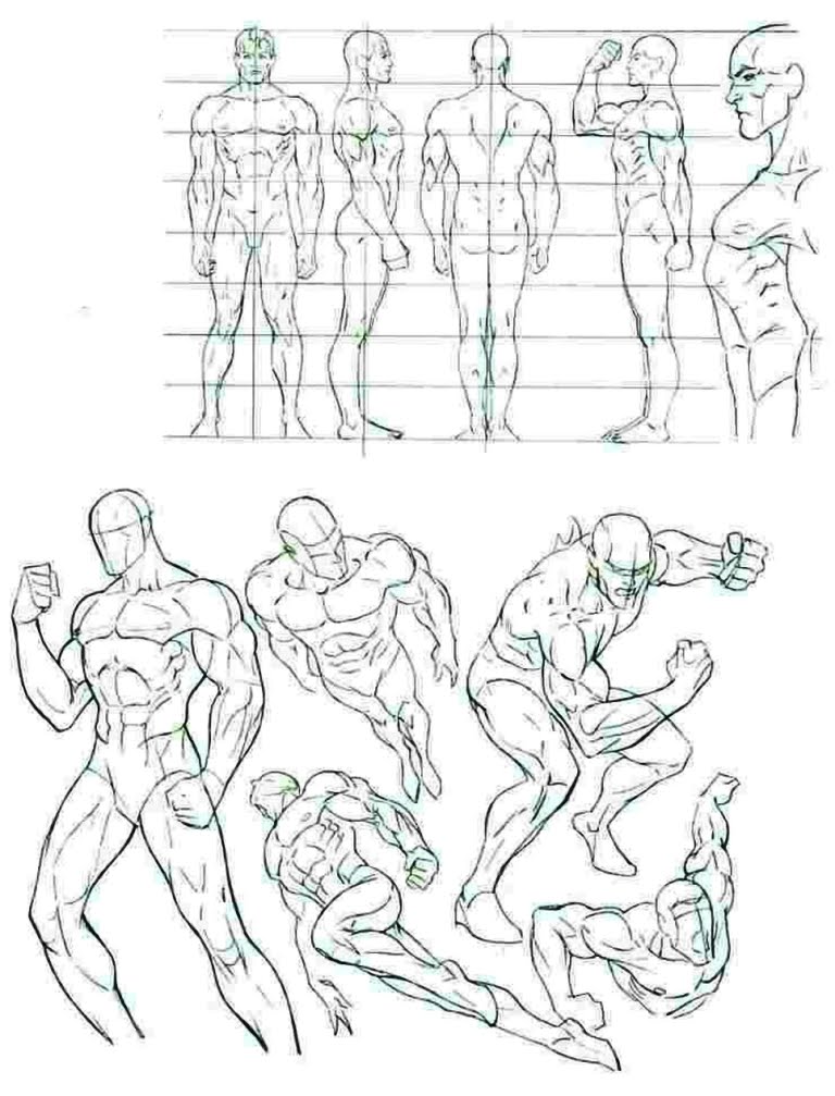 How to draw...: Classic hero body...