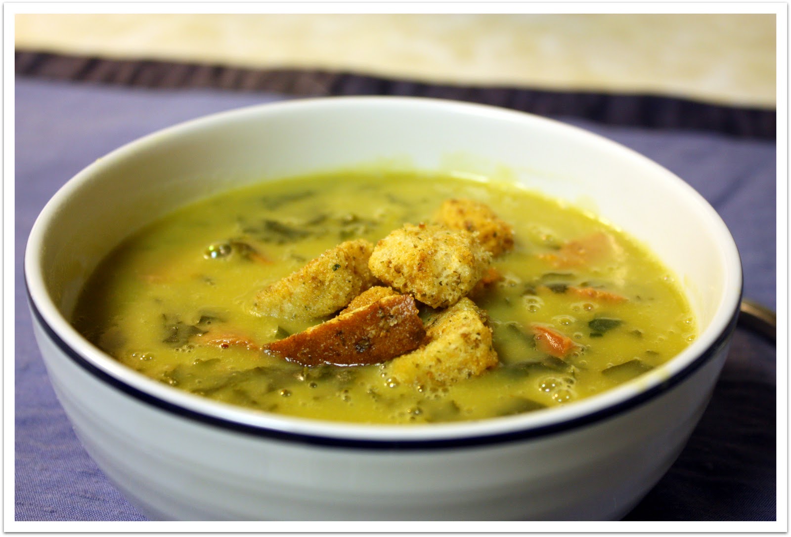 What's Cookin' at the Muñoz's? Split Pea Soup with Kale & Andouille