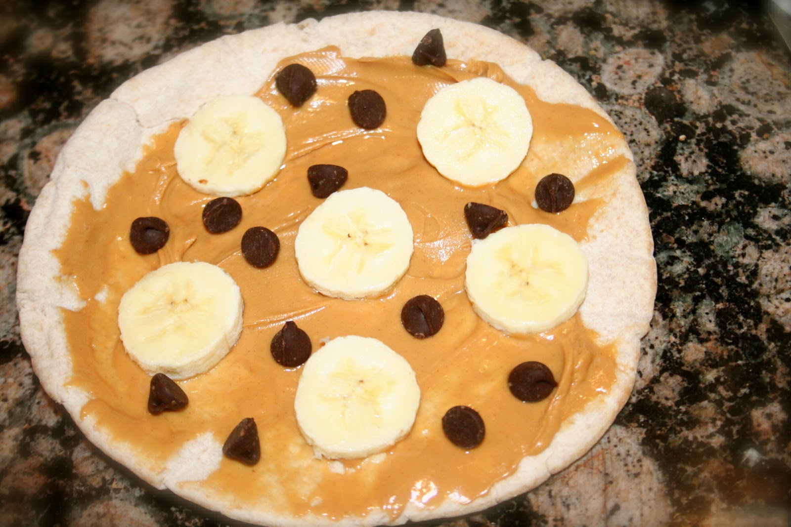 Dressing Heidi Sage Peanut Butter Banana Pizza