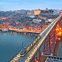 Porto - Ponte D. Luis sobre o Rio Douro