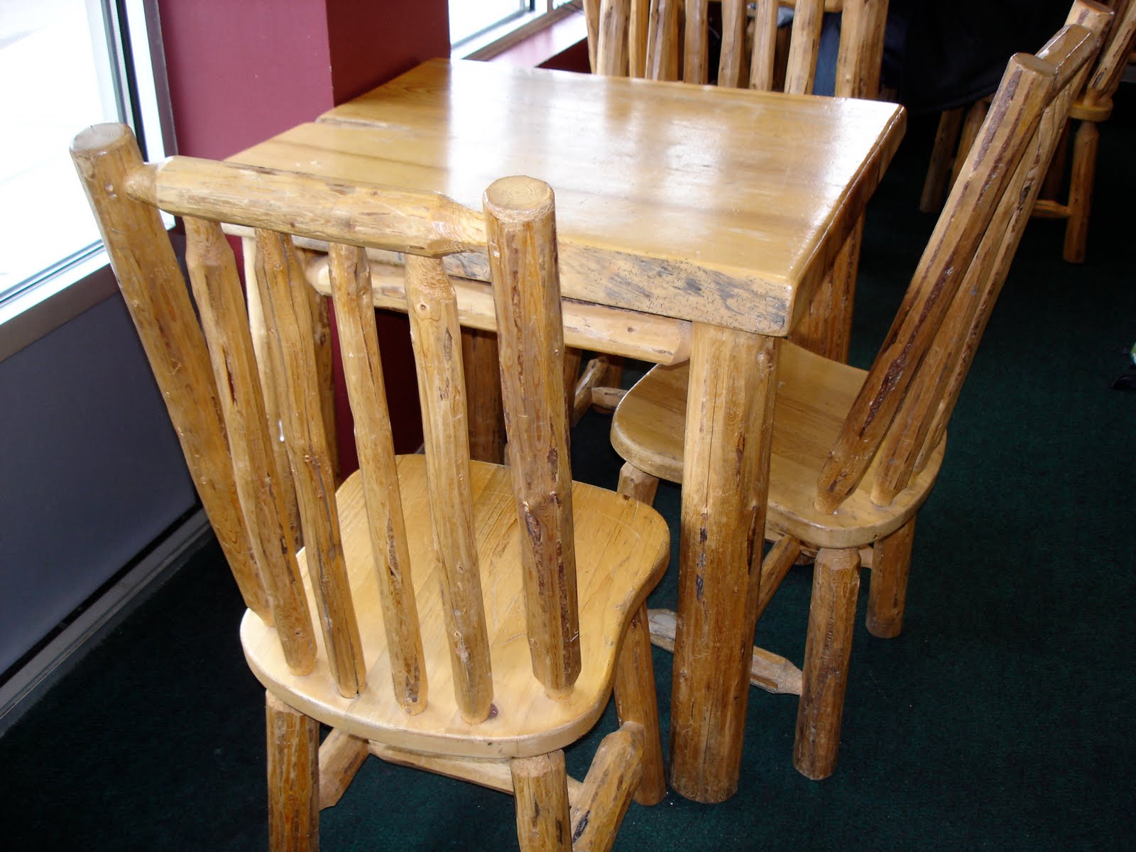 Log Furniture For Sale Log Pole Chair 175