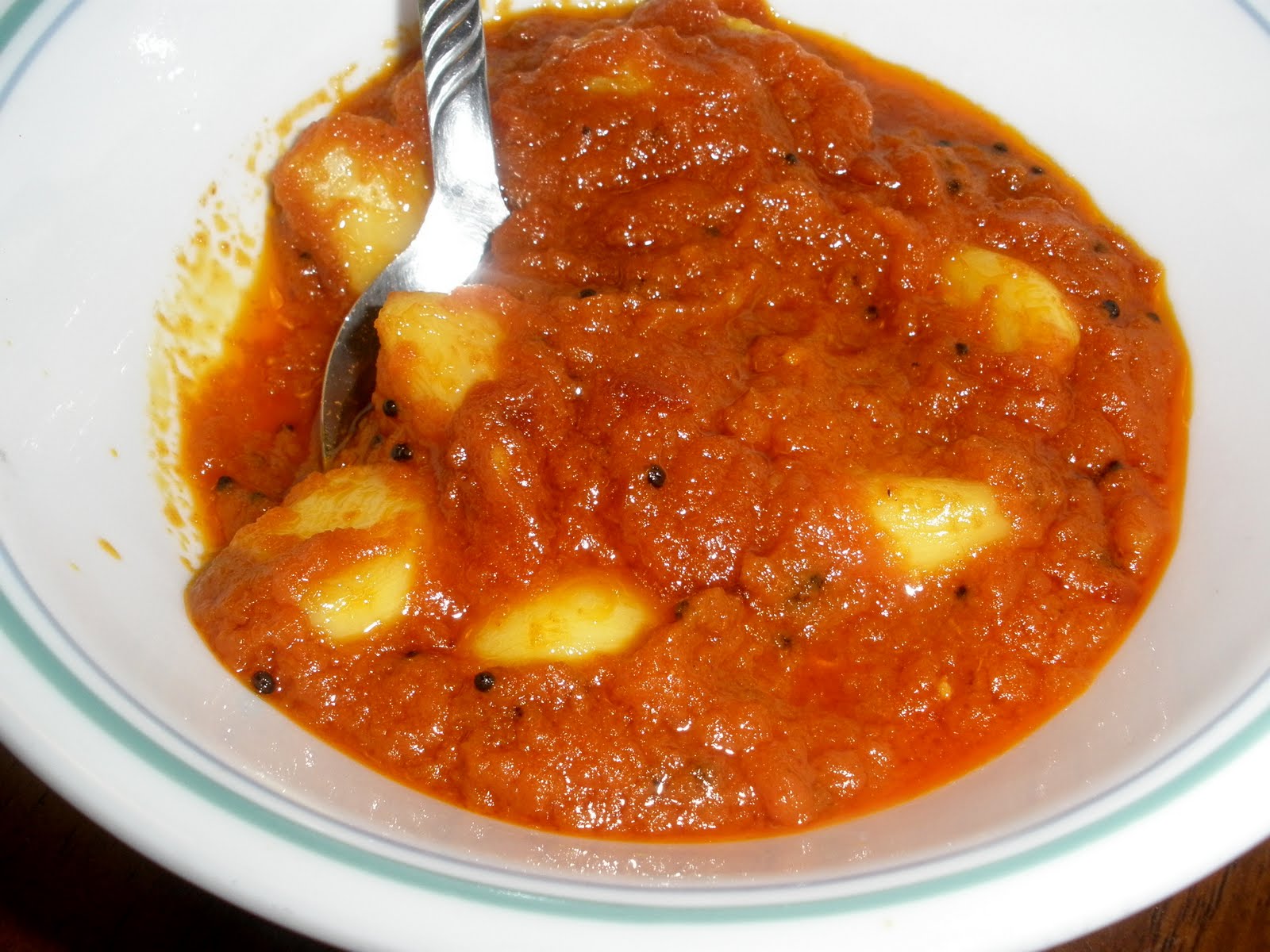 Umita recipes Tomato garlic thokku