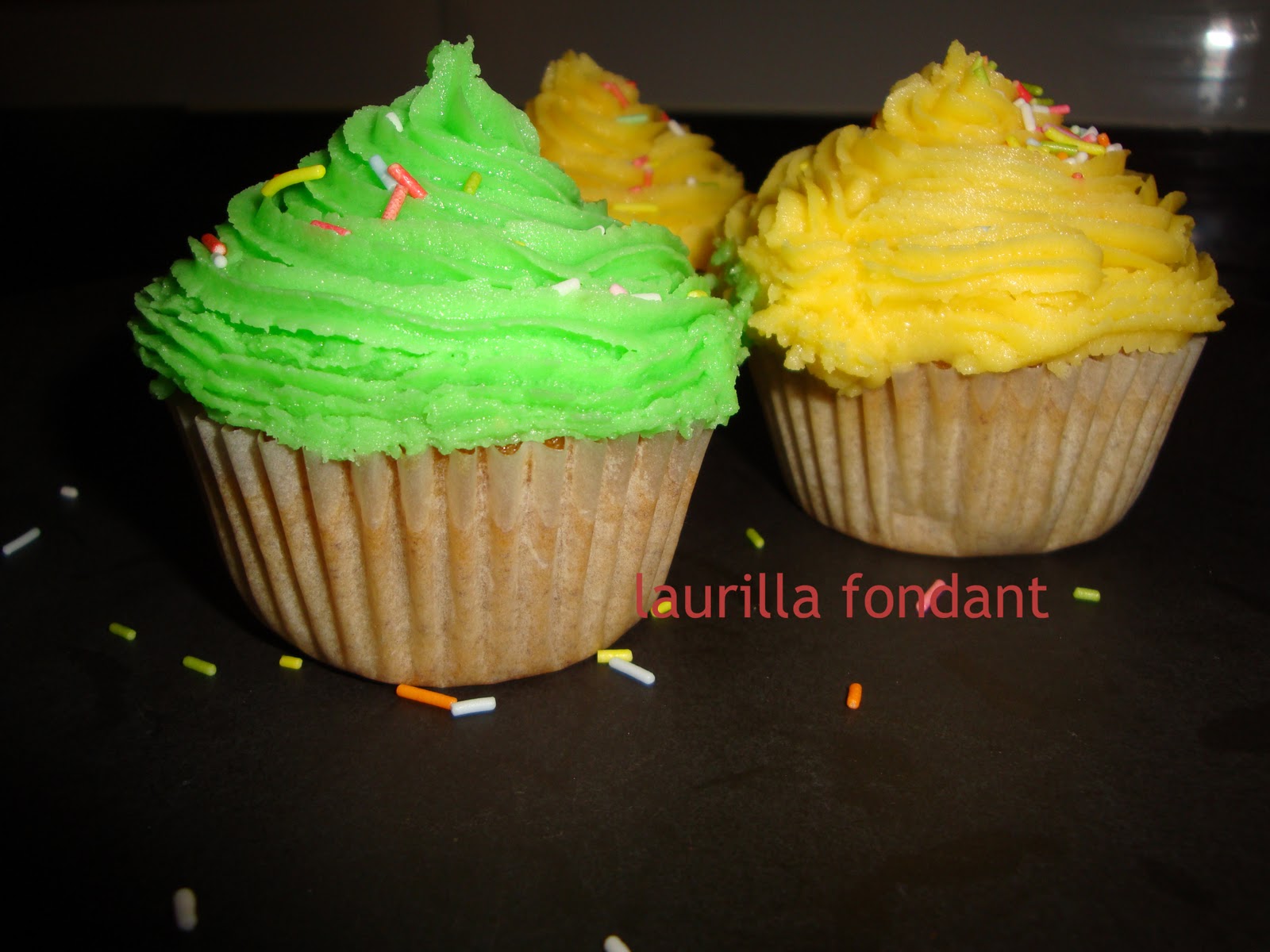 laurilla fondant CUPCAKES DE PLÁTANO