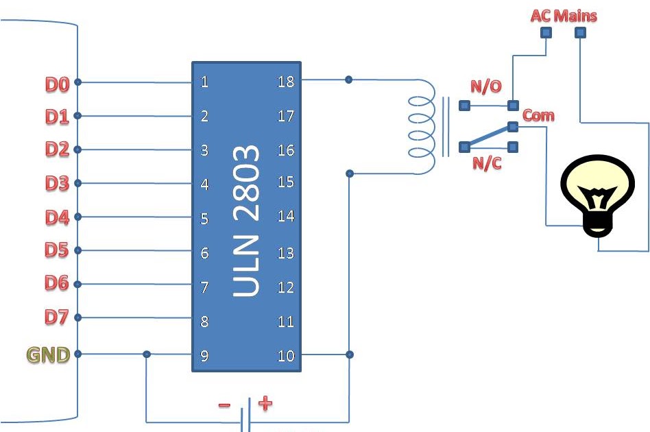Jaspreet U0026 39 S Code Zone Interfacing Relays Using The