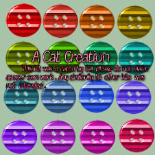 Bright Striped Buttons