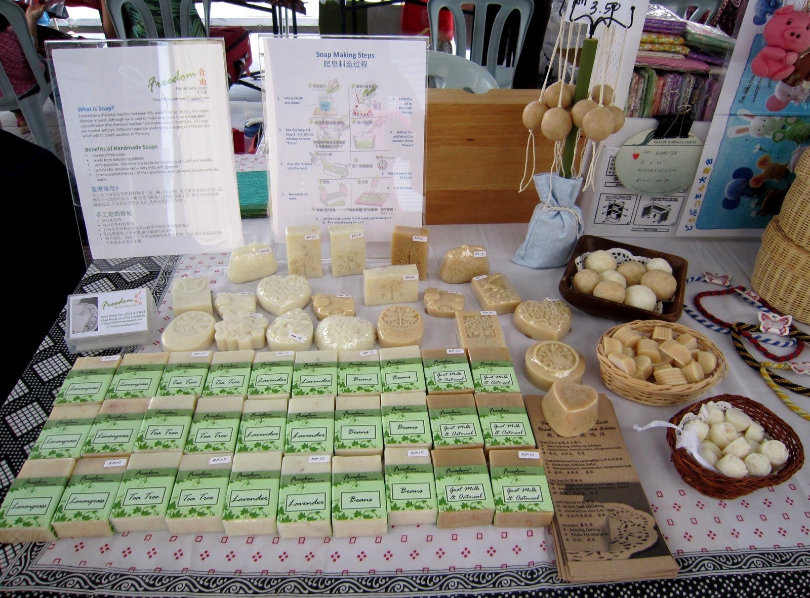 Freedom Soap Little Penang Sunday Market Sept'10