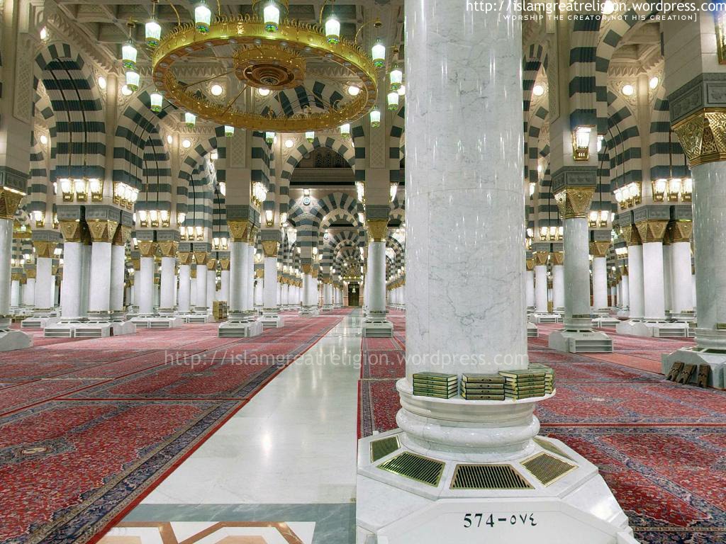 Masjid Nabawi Inside Outside Wallpapers Kumpulan Gambar