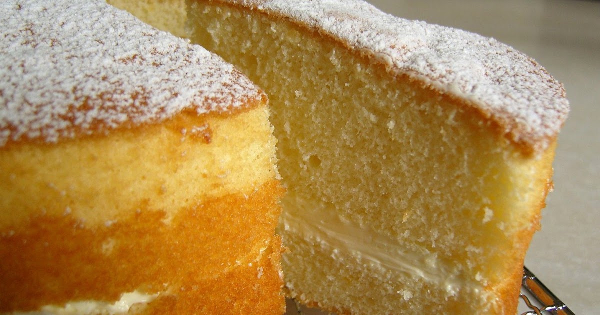 Cake Recipe Sponge Cake Recipe From Scratch