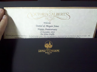 Victoria & Alberts Disney Grand Floridian Menu