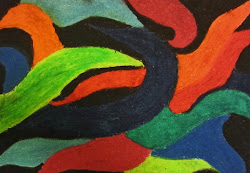 oil pastel abstract pastels background using